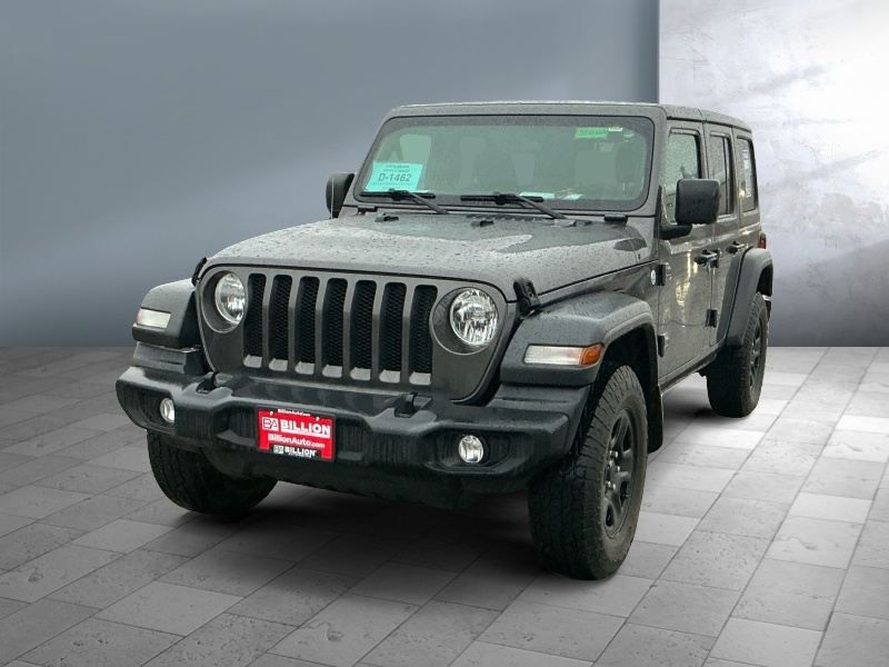 Gray 2019 Jeep Wrangler Unlimited Sport 4WD SUV / Crossover Four-Wheel Drive 8-Speed Automatic
