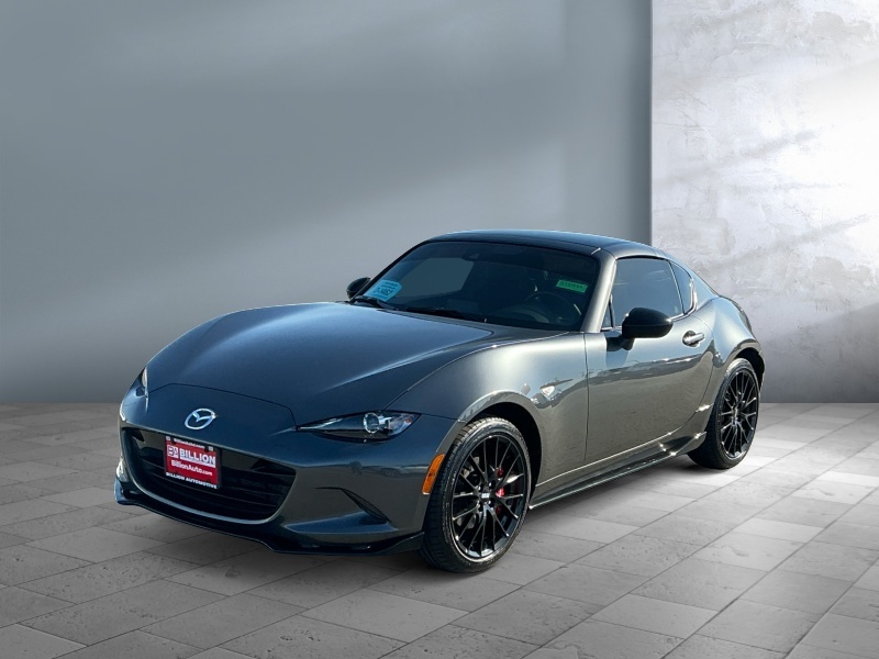 Gray 2023 Mazda MX-5 Miata Convertible Rear-Wheel Drive Manual