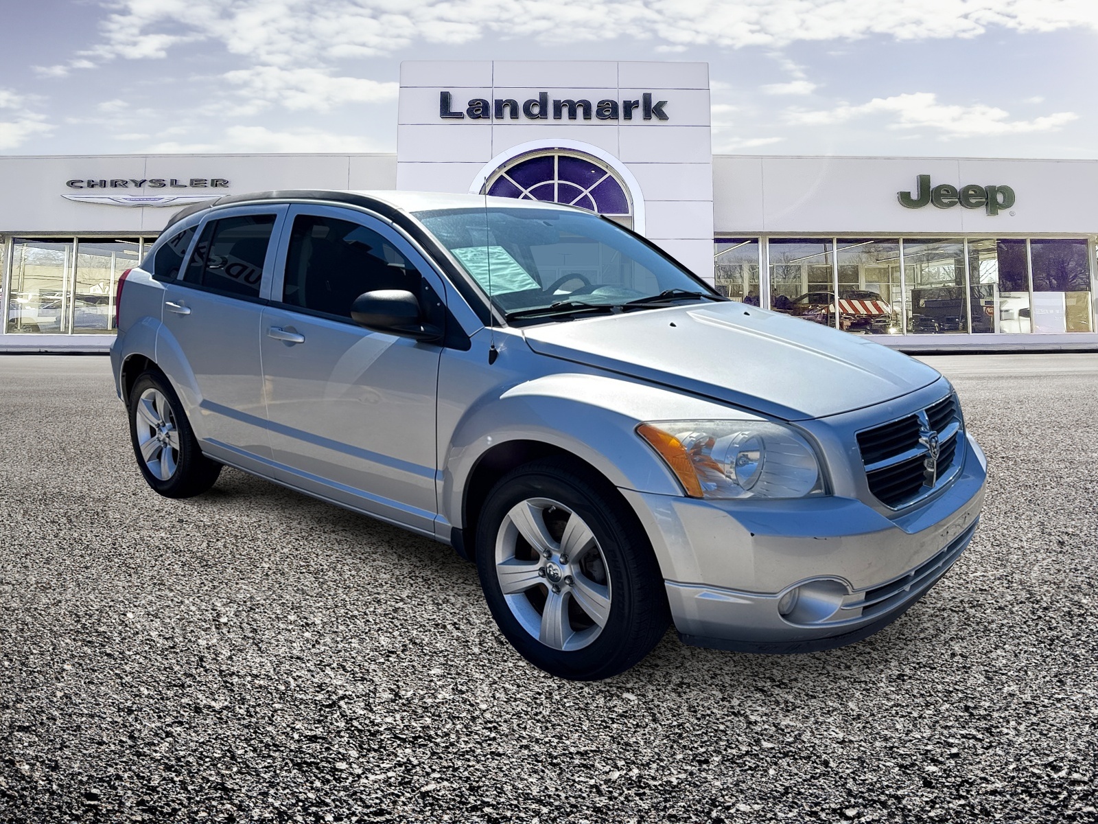 Silver 2012 Dodge Caliber SXT FWD Hatchback Front-Wheel Drive Continuously Variable Transmission