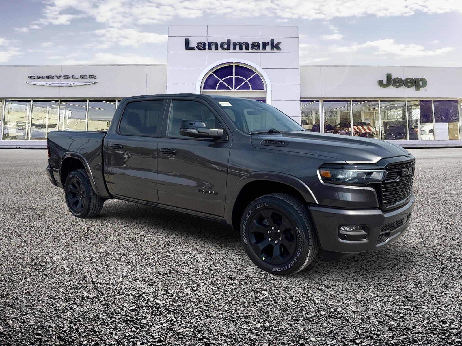 Gray (Granite Crystal Metallic Clearcoat) 2026 RAM 1500 Big Horn Crew Cab 4WD Pickup Truck Four-Wheel Drive 8-Speed Automatic