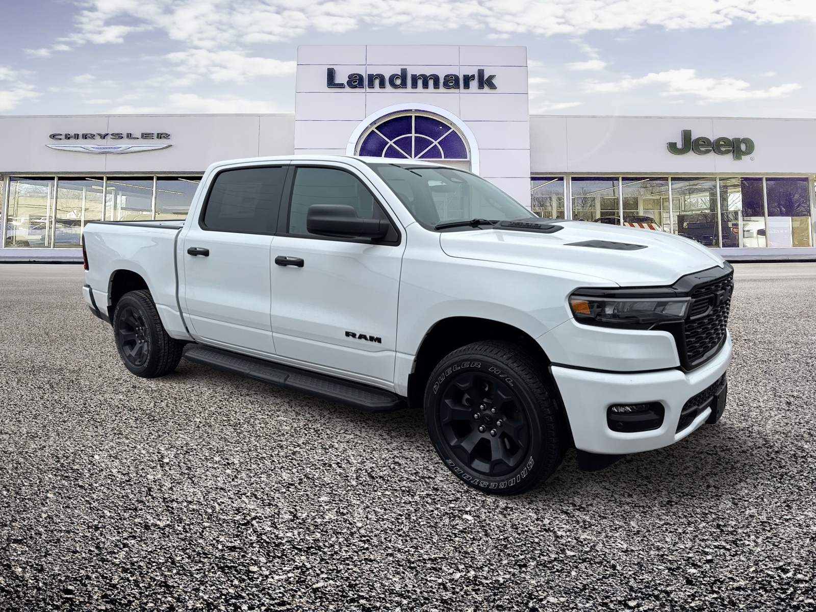 Bright White Clearcoat 2026 RAM 1500 Express Crew Cab 4WD Pickup Truck Four-Wheel Drive 8-Speed Automatic