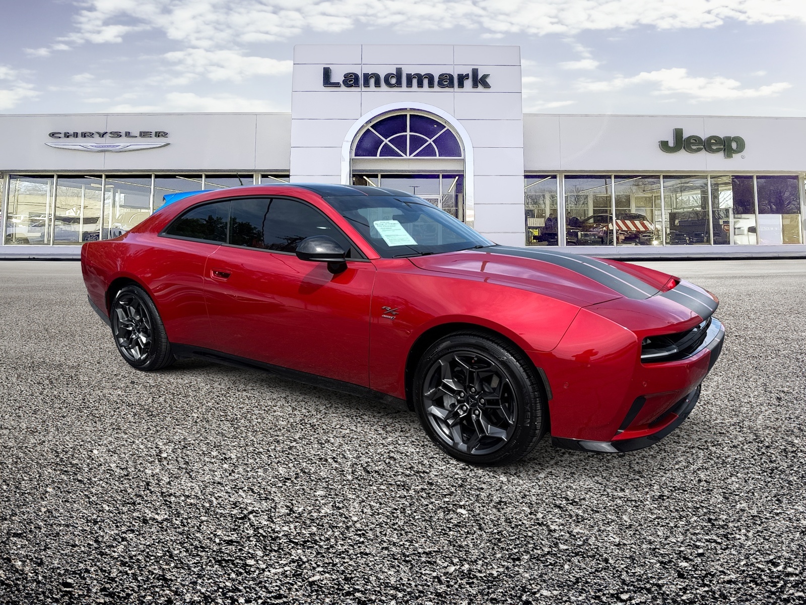 Red 2025 Dodge Charger Daytona R/T AWD Coupe All-Wheel Drive 1-Speed Automatic