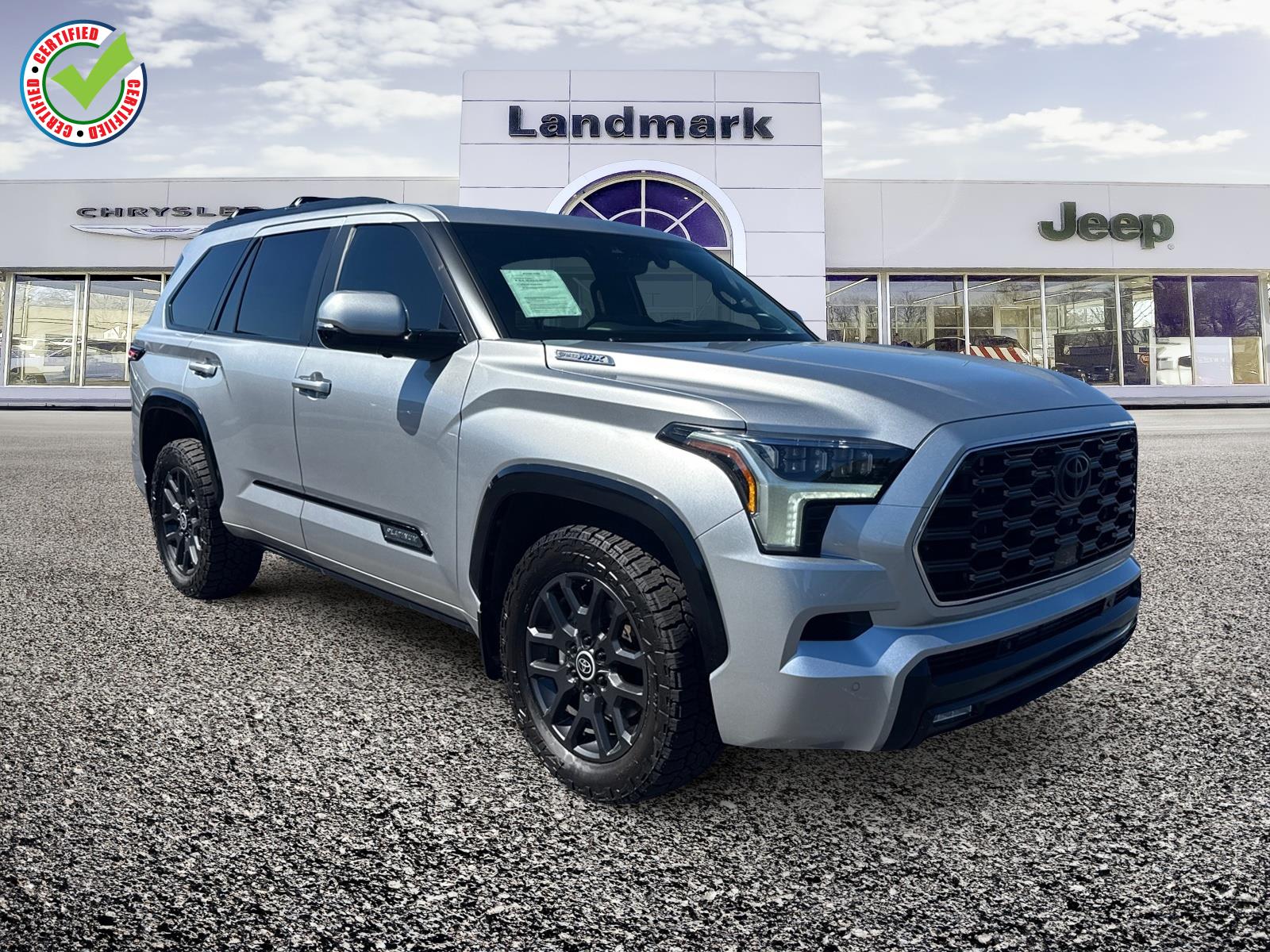 Silver 2024 Toyota Sequoia SUV / Crossover Four-Wheel Drive