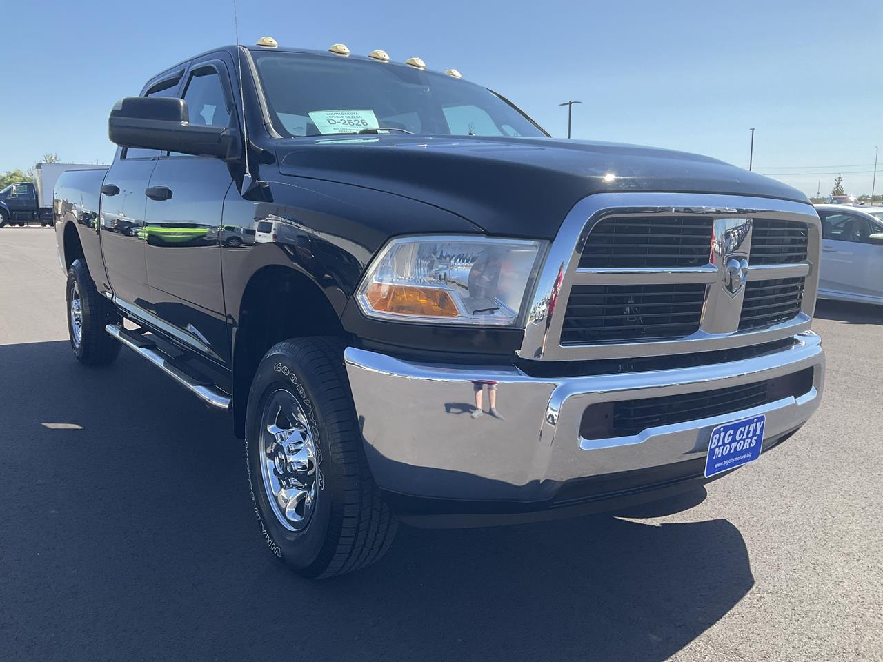 Black 2012 RAM 2500 Pickup Truck Four-Wheel Drive 6-Speed Automatic Overdrive